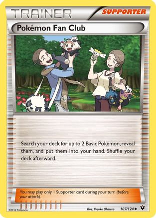 Pokemon Fan Club 107/124 XY Fates Collide - Uncommon