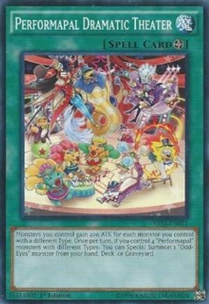 Performapal Dramatic Theater (YS16-EN021) - Starter Deck: Yuya 1st Edition