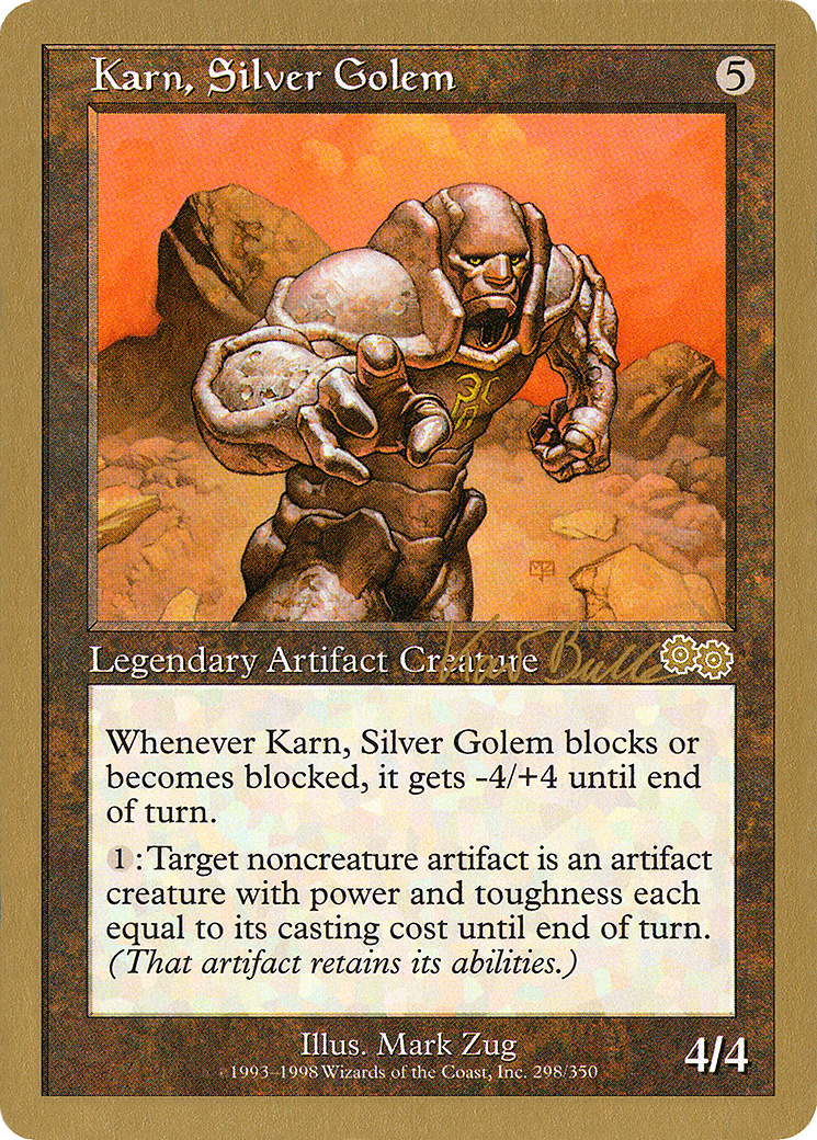 Karn, Silver Golem (WCD-KB298) - World Championship Decks 1999