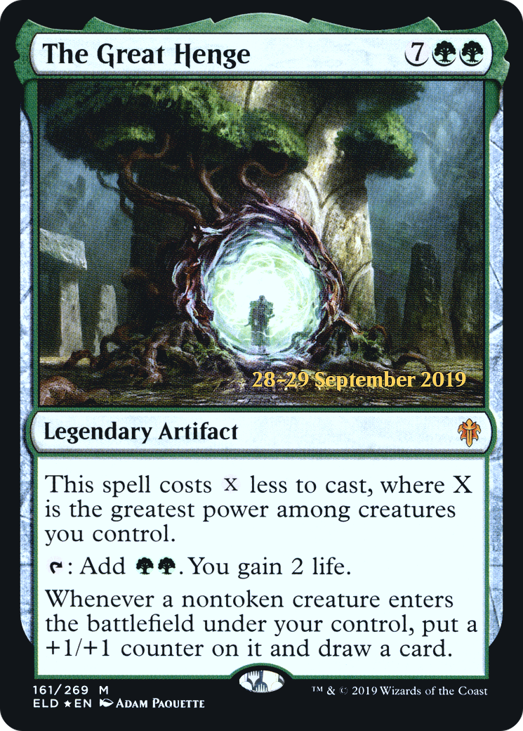 The Great Henge (PRE-161S) - Throne of Eldraine Promos Foil