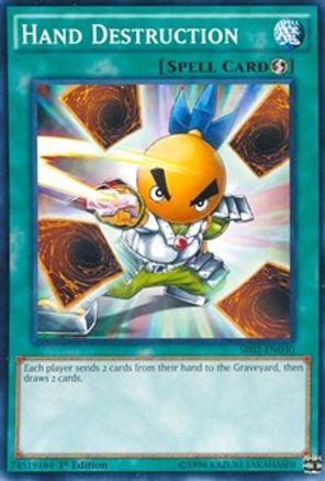 Hand Destruction (SR02-EN030) - Structure Deck: Rise of the True Dragons 1st Edition