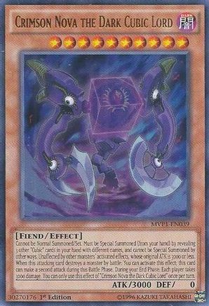 Crimson Nova the Dark Cubic Lord (MVP1-EN039) - The Dark Side of Dimensions Movie Pack 1st Edition