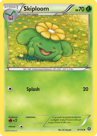 Skiploom 004/114 XY Steam Siege - Uncommon