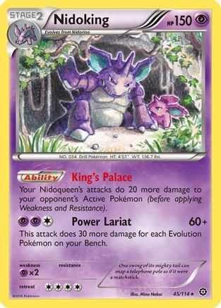 Nidoking 045/114 XY Steam Siege - Rare