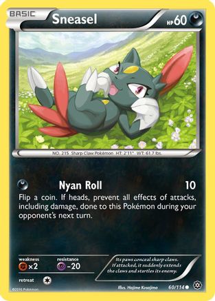 Sneasel 060/114 XY Steam Siege - Common