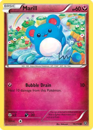 Marill 076/114 XY Steam Siege - Common