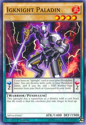 Igknight Paladin (MP16-EN067) - 2016 Mega-Tins Mega Pack 1st Edition