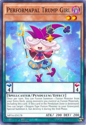 Performapal Trump Girl (MP16-EN178) - 2016 Mega-Tins Mega Pack 1st Edition