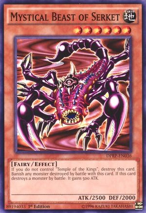 Mystical Beast of Serket (DPRP-EN036) - Duelist Pack: Rivals of the Pharaoh 1st Edition