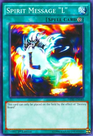Spirit Message "L" (DPRP-EN045) - Duelist Pack: Rivals of the Pharaoh 1st Edition