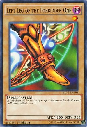 Left Leg of the Forbidden One (LDK2-ENY08) - Legendary Decks II 1st Edition
