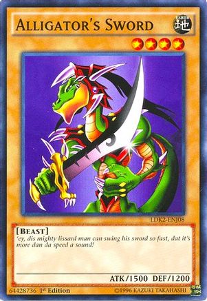 Alligator's Sword (LDK2-ENJ08) - Legendary Decks II 1st Edition