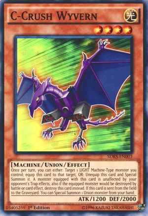 C-Crush Wyvern (SDKS-EN003) - Structure Deck: Seto Kaiba Unlimited