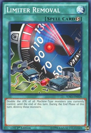Limiter Removal (SDKS-EN028) - Structure Deck: Seto Kaiba 1st Edition