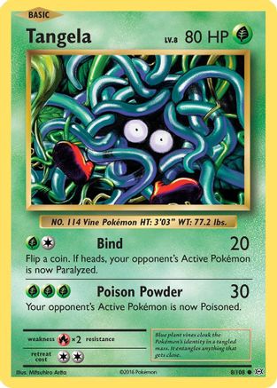Tangela 008/108 XY Evolutions - Common