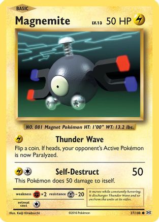 Magnemite 037/108 XY Evolutions - Common