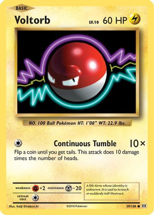 Voltorb 039/108 XY Evolutions - Common