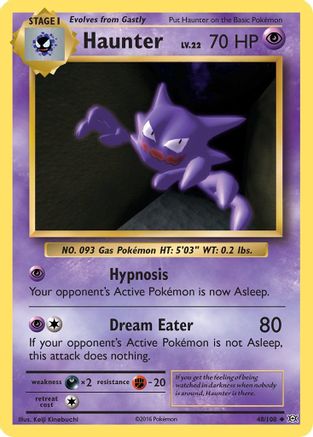Haunter 048/108 XY Evolutions - Uncommon