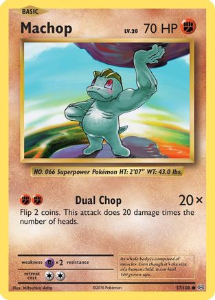 Machop 057/108 XY Evolutions - Common