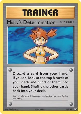 Misty's Determination 080/108 XY Evolutions - Uncommon