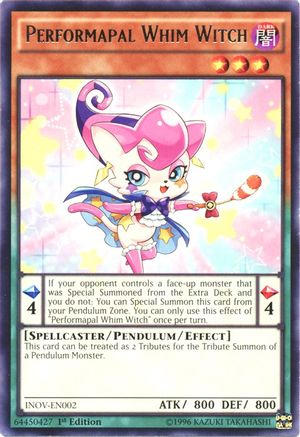 Performapal Whim Witch (INOV-EN002) - Invasion: Vengeance 1st Edition