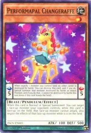Performapal Changeraffe (INOV-EN005) - Invasion: Vengeance Unlimited