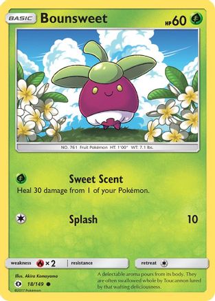 Bounsweet 018/149 SM Base Set - Common