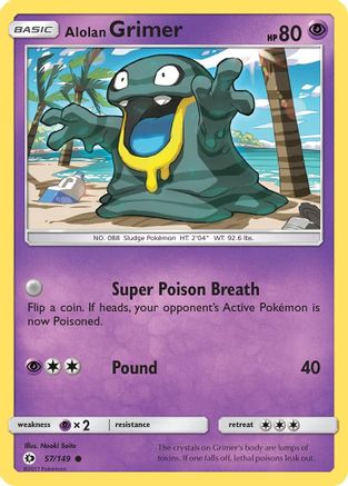Alolan Grimer 057/149 SM Base Set - Common