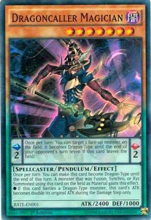 Dragoncaller Magician (RATE-EN001) - Raging Tempest 1st Edition