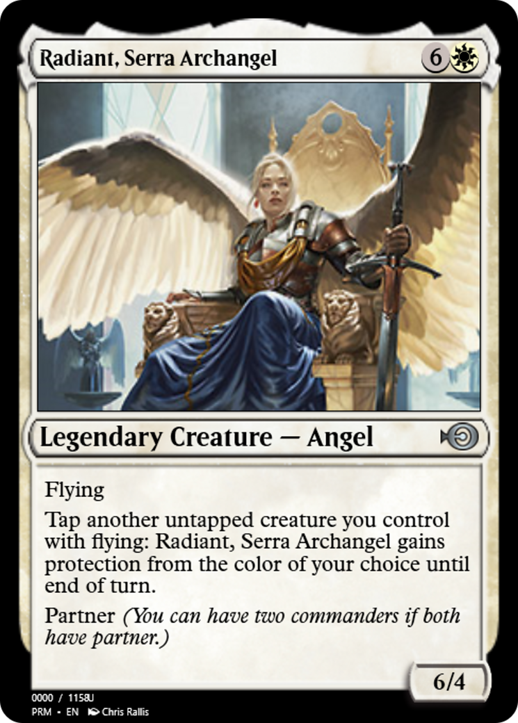 Radiant, Serra Archangel (PRM-86316) - Magic Online Promos