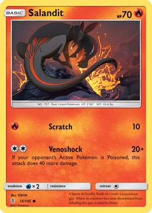 Salandit 015/145 SM Guardians Rising - Common