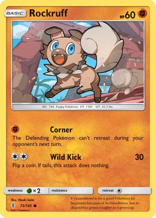 Rockruff 073/145 SM Guardians Rising - Common