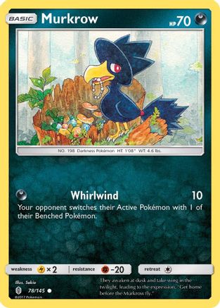Murkrow 078/145 SM Guardians Rising - Common