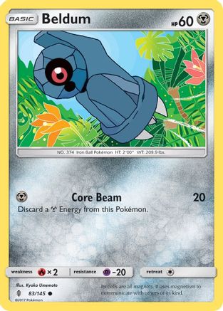 Beldum 083/145 SM Guardians Rising - Common