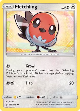 Fletchling 109/145 SM Guardians Rising - Common
