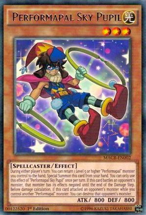 Performapal Sky Pupil (MACR-EN002) - Maximum Crisis 1st Edition