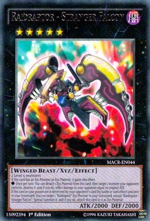 Raidraptor - Stranger Falcon (MACR-EN044) - Maximum Crisis Unlimited