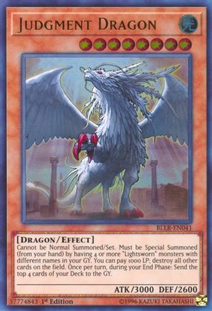 Judgment Dragon (BLLR-EN041) - Battles of Legend: Light's Revenge 1st Edition