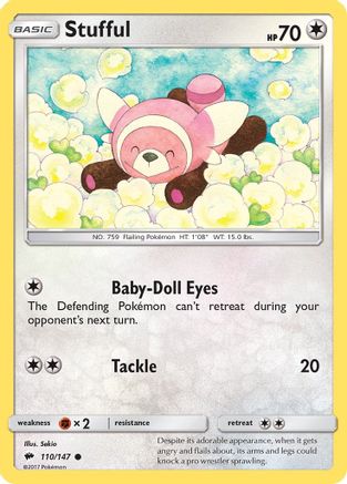Stufful 110/147 SM Burning Shadows - Common