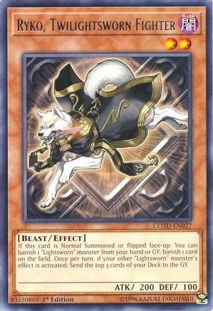 Ryko, Twilightsworn Fighter (COTD-EN027) - Code of the Duelist 1st Edition