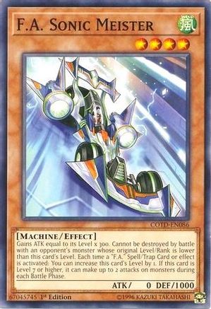 F.A. Sonic Meister (COTD-EN086) - Code of the Duelist 1st Edition