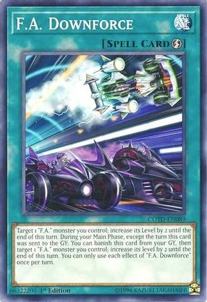 F.A. Downforce (COTD-EN089) - Code of the Duelist 1st Edition