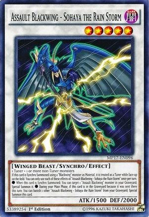 Assault Blackwing - Sohaya the Rain Storm (MP17-EN096) - 2017 Mega-Tins Mega Pack 1st Edition