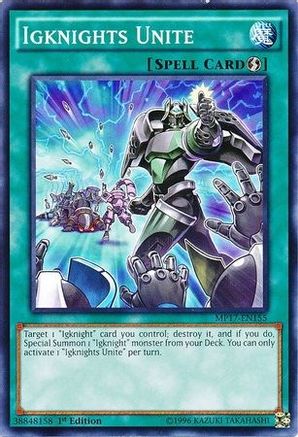 Igknights Unite (MP17-EN155) - 2017 Mega-Tins Mega Pack 1st Edition