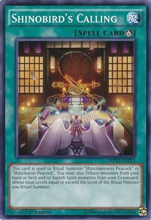 Shinobird's Calling (MP17-EN213) - 2017 Mega-Tins Mega Pack 1st Edition