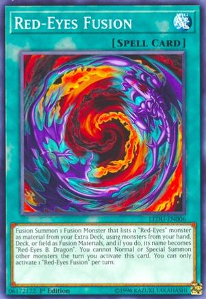 Red-Eyes Fusion (LEDU-EN006) - Legendary Duelists 1st Edition