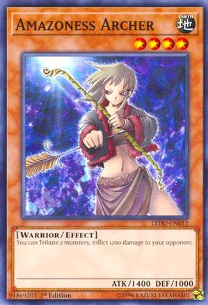 Amazoness Archer (LEDU-EN012) - Legendary Duelists 1st Edition