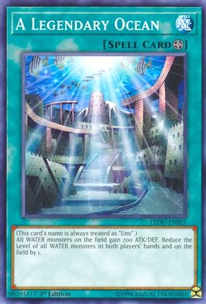 A Legendary Ocean (LEDU-EN021) - Legendary Duelists 1st Edition