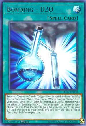 Bonding - D2O (LEDU-EN038) - Legendary Duelists 1st Edition