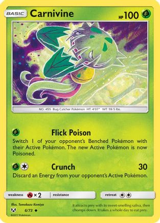 Carnivine 006/73 Shining Legends - Uncommon